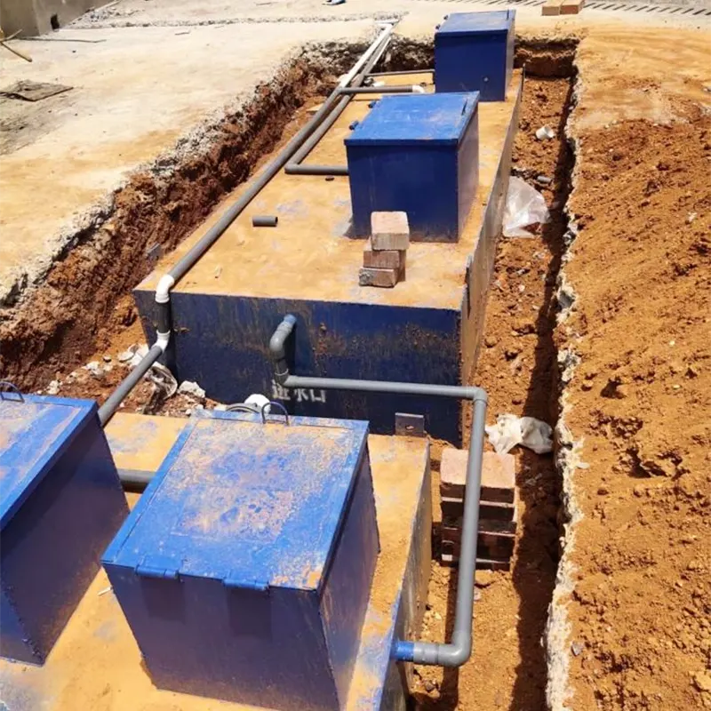 Srednje velika oprema za vkopane gospodinjske odplake