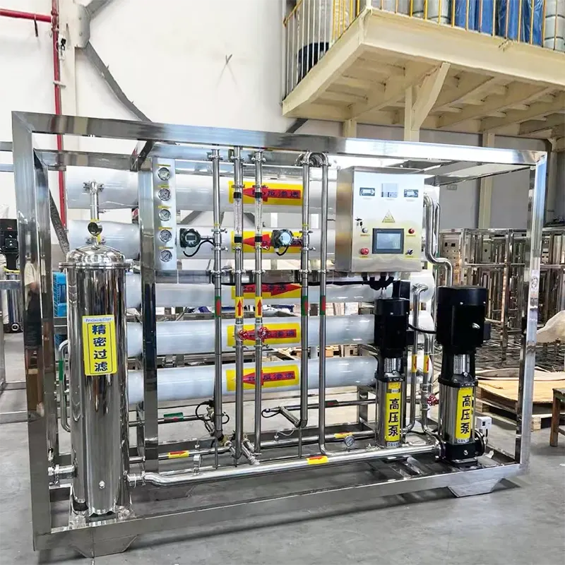 Oprema za reverzno osmozo čiste vode 2. stopnje za živilsko industrijo